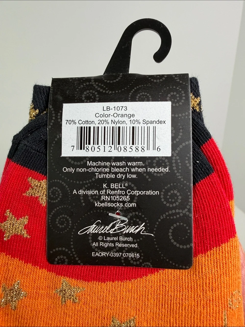 Laurel Burch Vintage Cat Sun Moon Crew Socks Designer Whimsical Stars Boho